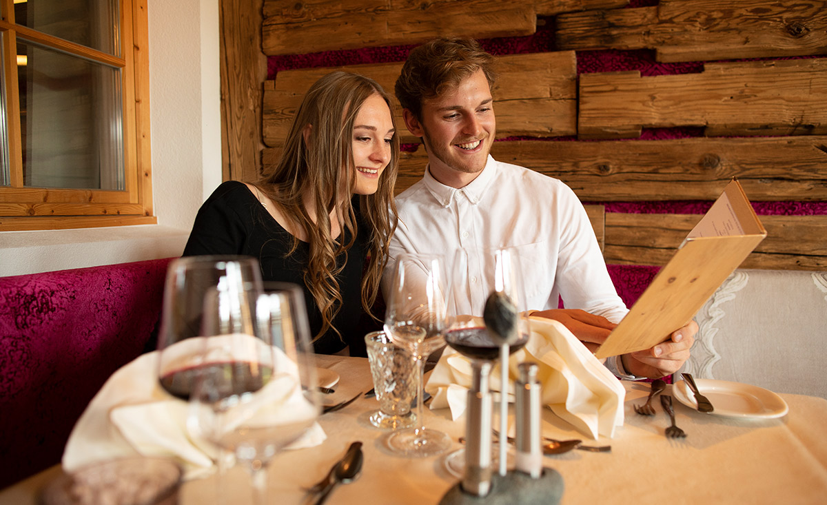 Der Koenigsleitner Paar im Restaurant