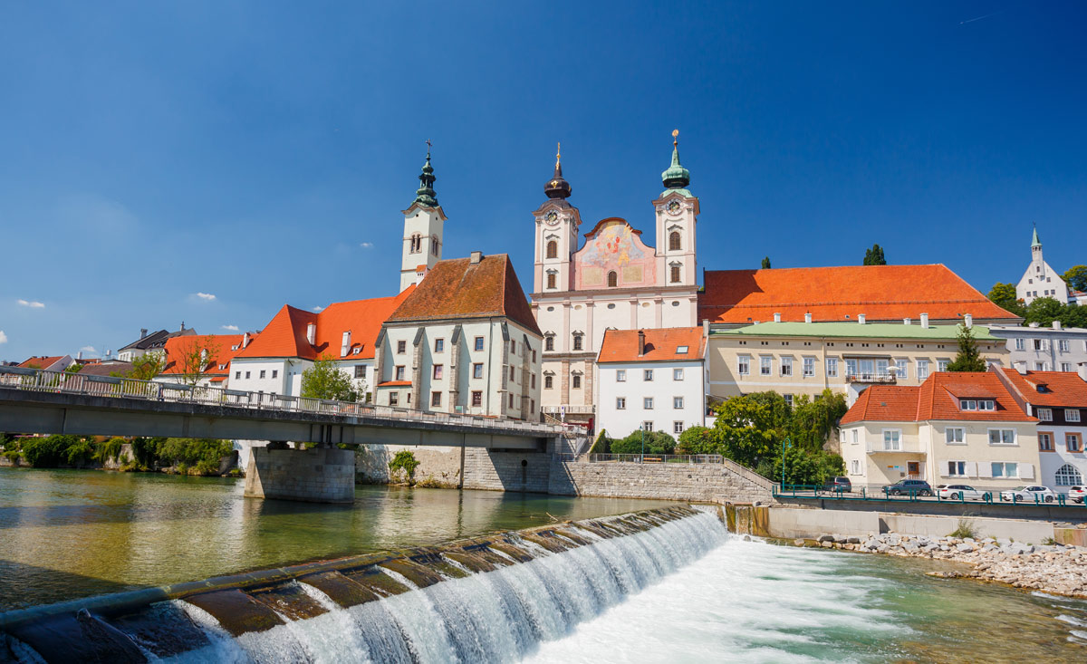 Besuchen Sie die wunderschöne Stadt Steyr in Oberösterreich