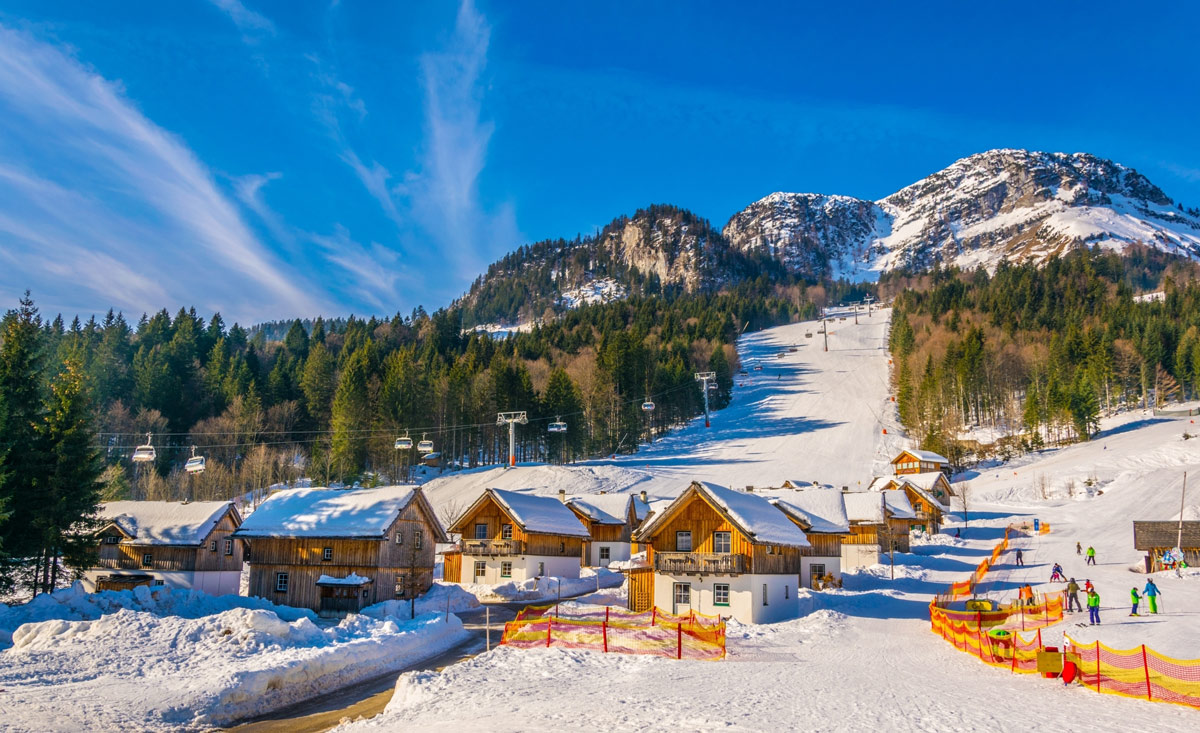 Winterwunderland in Bad Aussee in der Steiermark