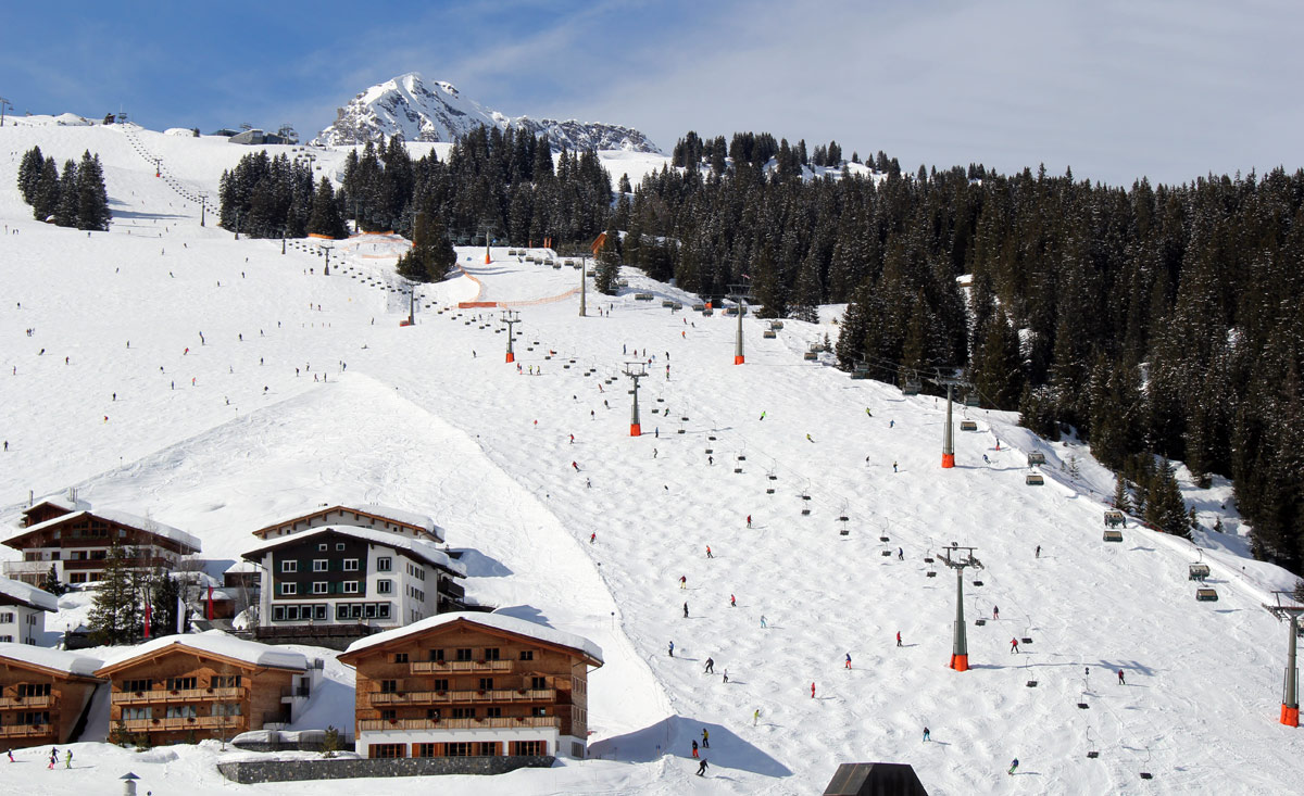 Skihotel direkt an der Piste am Arlberg