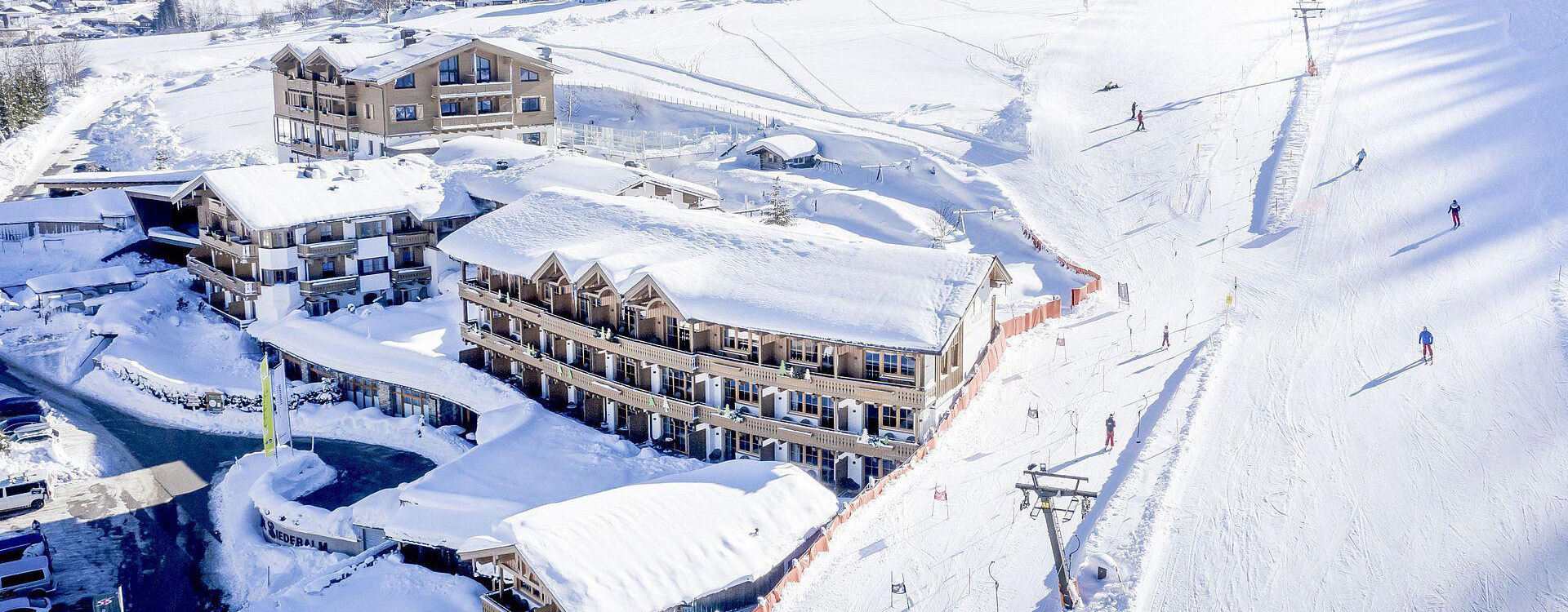 Hotel Die Riederalm Skiurlaub Boutiquehotel Piste Leogang