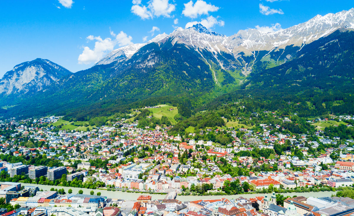 Genießen Sie einen einzigartigen Panoramablick über Innsbruck