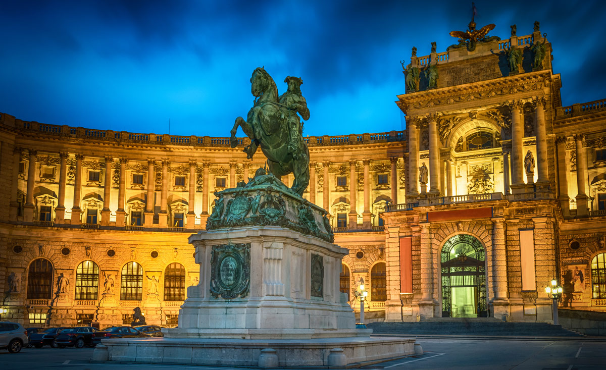 Die Hofburg in Wien zählt zu den schönsten Plätzen Österreichs